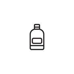 A stack of clean laundry with a sparkle above it. A line drawing of a stack of folded laundry with a sparkle next to it, symbolizing freshness and cleanliness. Editable icon. Editable icon.
