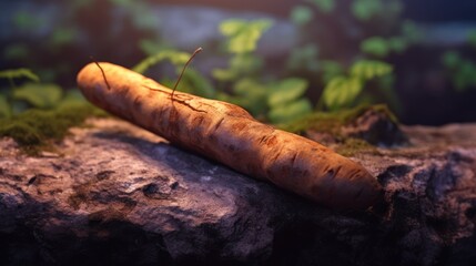 Obraz premium A Close-up of a Twisted Branch