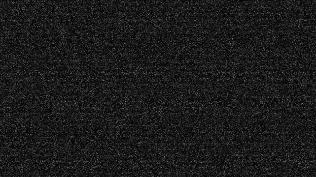 Old Cathode Ray Television Screen Static Signal Noise