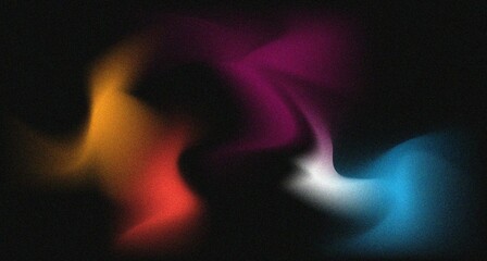 colorful abstract grainy black background color gradation Lights for design