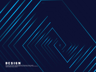 Premium background design with diagonal dark blue stripes pattern. Vector horizontal template for digital luxury business banner, contemporary formal invitation, luxury voucher, certificate, etc.