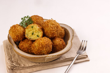 Breadfruit Puffs is Traditional Caribbean Popular Snack.