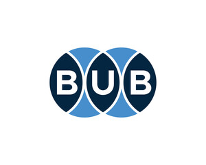 BUB Logo design vector template. BUB