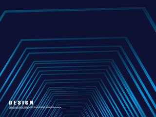Premium background design with diagonal dark blue stripes pattern. Vector horizontal template for digital luxury business banner, contemporary formal invitation, luxury voucher, certificate, etc.