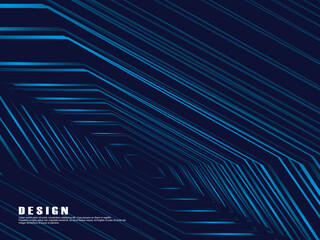 Premium background design with diagonal dark blue stripes pattern. Vector horizontal template for digital luxury business banner, contemporary formal invitation, luxury voucher, certificate, etc.