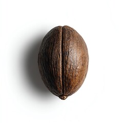 Nutmeg improves sleep quality on white background.