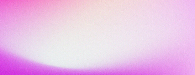 Glowing grainy banner background pink white light color gradient abstract poster header cover backdrop design, glowing noise texture effect, vibrant color gradient noisy grain texture