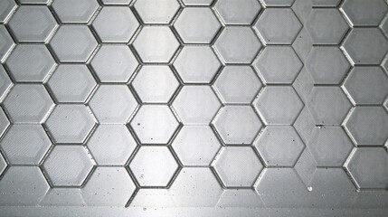 Naklejka premium generative ai, Smooth and glossy texture with a three-dimensional hexagonal pattern