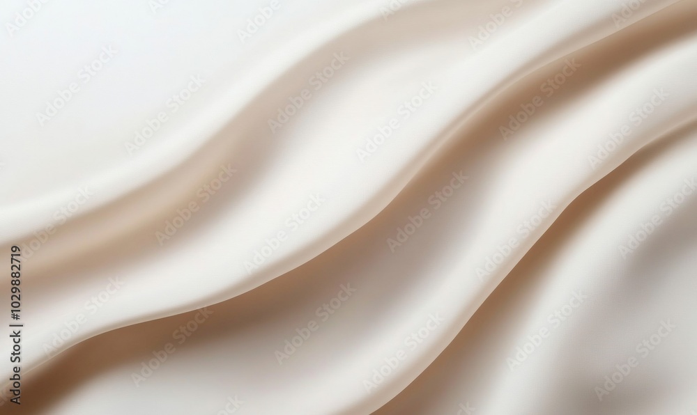 Poster Minimalistic Neutral Toned Abstract Background with Soft Textured Waves