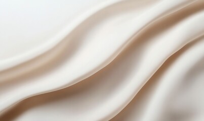 Obraz premium Minimalistic Neutral Toned Abstract Background with Soft Textured Waves