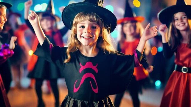 Happy Halloween Witch Dance Party 