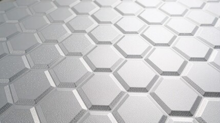 Fototapeta premium generative ai, Smooth and glossy texture with a three-dimensional hexagonal pattern