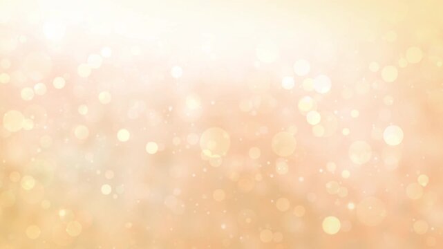 Glittering festive lights. Sparkling orange gold. Christmas, New Year, Valentine's Day background. Loop video.(129)