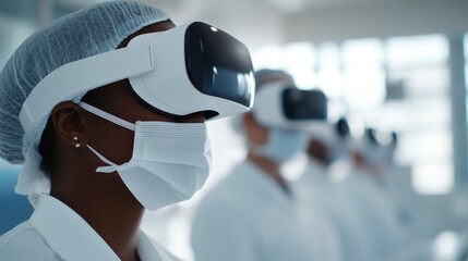 Doctors Using Virtual Reality in Medical Training