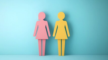 An infographic illustrating the concept of gender equality.