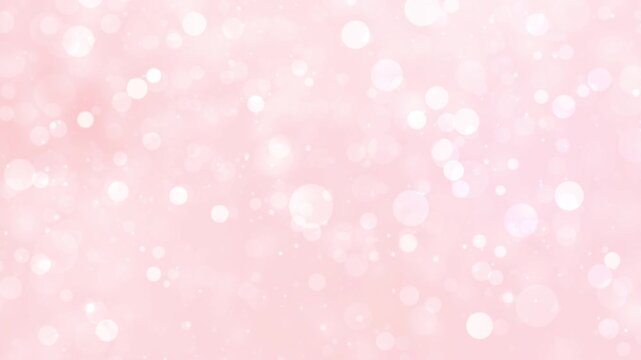 Glittering festive lights. Sparkling pink. Christmas, New Year, Valentine's Day background. Loop video.(129)