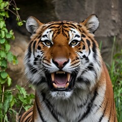 portrait of a tiger,generative ai