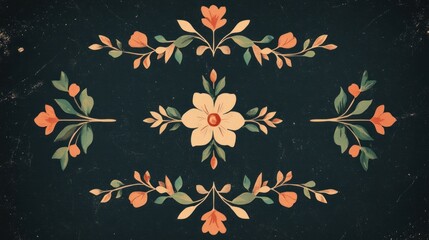 Vintage typography poster design with refined, charming typography, retro elegance for various designs