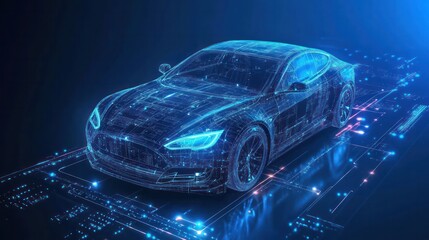 Intelligent vehicle software for the next generation of electric cars which reflects the future of mobility