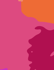 abstract background with untidy waves Illustration