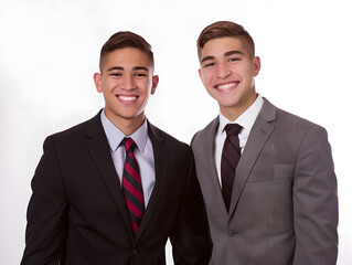 portrait of two businessmen