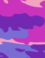 abstract background with untidy waves Illustration