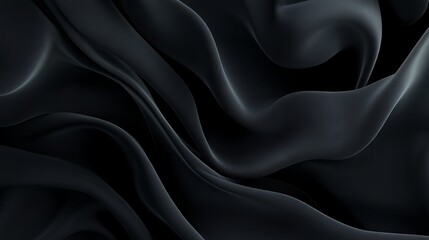 Fototapeta premium Dark black neutral abstract background for presentation and simple banner design