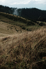 landscape in the mountains