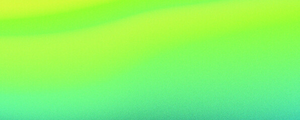 Grainy gradient background, glowing color flow wave, lime and spring green color backdrop noise texture abstract banner poster header, grainy noise grungy empty space or spray texture