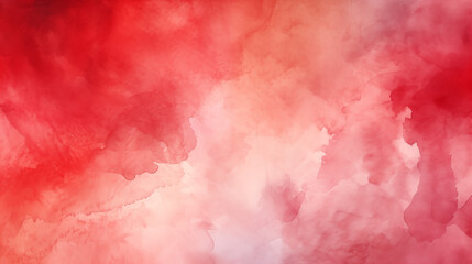 Red watercolor background. Watercolour painting soft textured