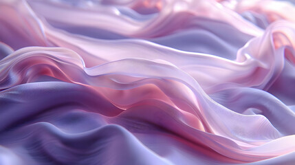 Obraz premium Abstract 3D Purple and Pink Wavy Background