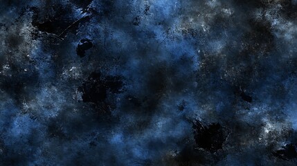 Abstract Blue and Black Grunge Texture Background for Graphic Design and Web Design Subtle Blur Background with Space for Custom Text