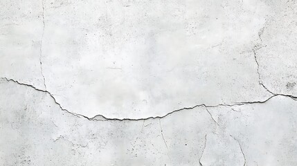 Obraz premium Cracked White Wall Texture Background for Design Plain Textured Background for Web Design and Copy