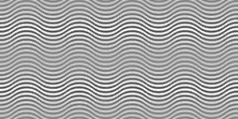 Seamless pattern of wave lines. Geometric background. Vector illustration. Good design
