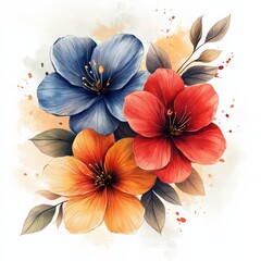 hibiscus flower background