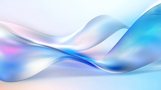 A dynamic light blue holographic backdrop showcasing shimmering effects and gradients, perfect for tech events or creative presentations.