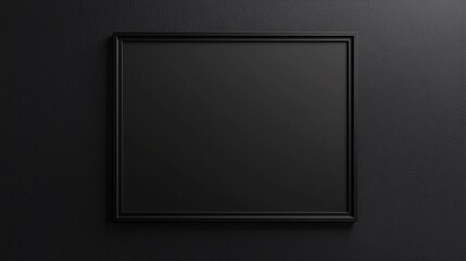 A sophisticated poster frame mockup elegantly highlights artwork or promotional designs against a minimalist background.