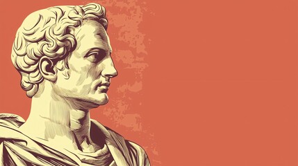 A classic scholar-themed poster template designed with generous copy space for showcasing quotes or accomplishments, perfect for academic settings or events.