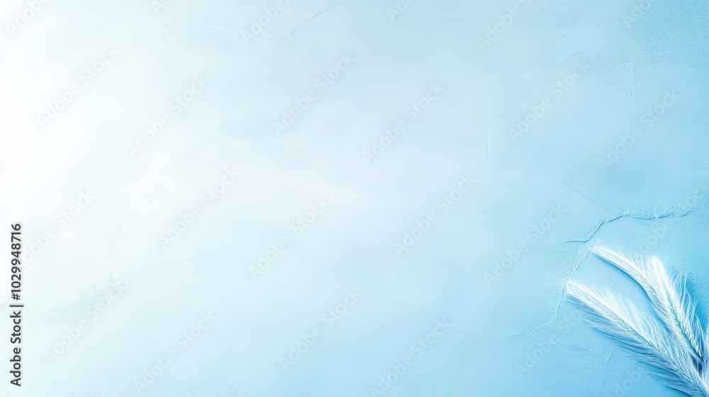Poster light blue background with a light grainy texture, creating a subtle yet dynamic visual effect, perf