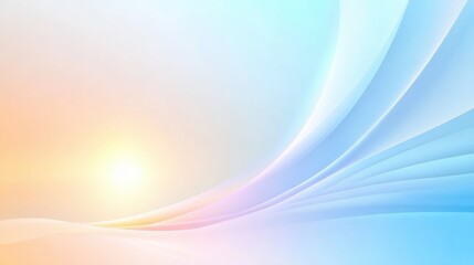 Fototapeta premium Smooth light blue gradient with subtle shifts between shades, ideal for minimalistic or abstract design use.