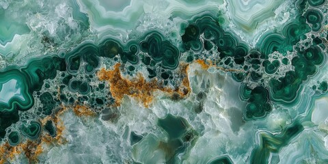 Details of the green moss agate texture