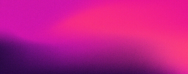 Grainy noisy poster background, purple pink and indigo color grainy gradient wave noisy backdrop abstract header banner design, grainy noise grungy texture empty space 