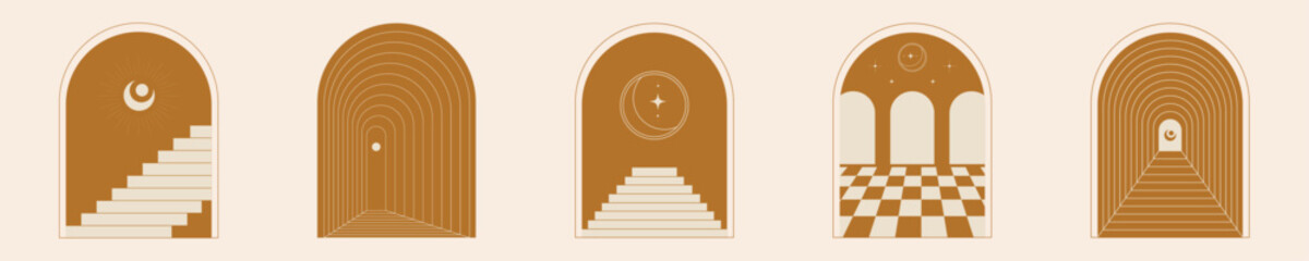 Boho Arch Abstract Minimalism