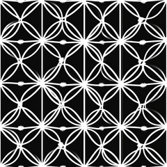 Fototapeta premium Harmonious Asanoha Seamless Pattern Design