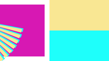QFHD Flat Background Simple Collection Vector Retro Color