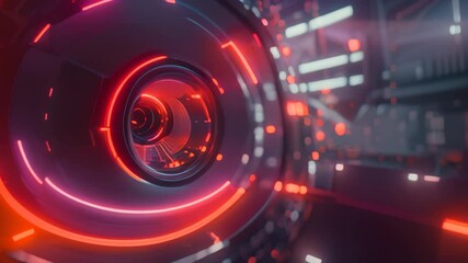 Futuristic Republic Day Celebration: A Glowing Tunnel of Unity and Progress, Produce a futuristic interpretation of Republic Day celebrations in a technologically advanced India