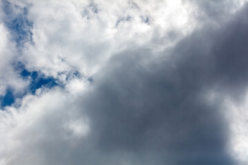 Clouds in the sky as a background