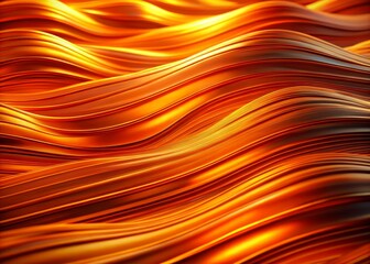 Wavy Orange Stripes in Low Light Photography