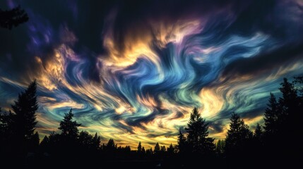 Fototapeta premium Swirling Cloudscape