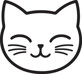 cat face vector